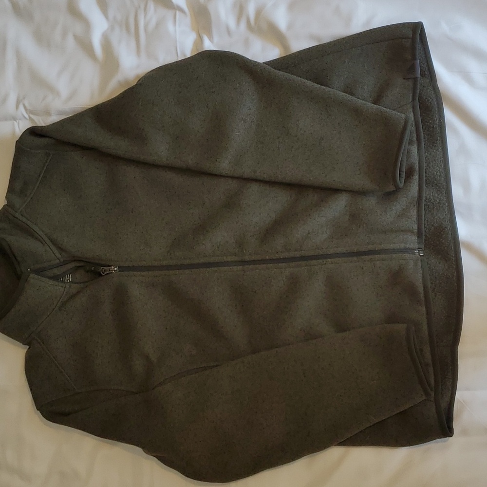 Womens LL Bean Sweater Fleece full zip XLP